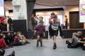 St Joseph's College students having fun on the catwalk