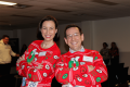 PeakCare CEO Kelly Jebb and Mapien Head of Workplace Psychology Blake Redding in matching jumpers