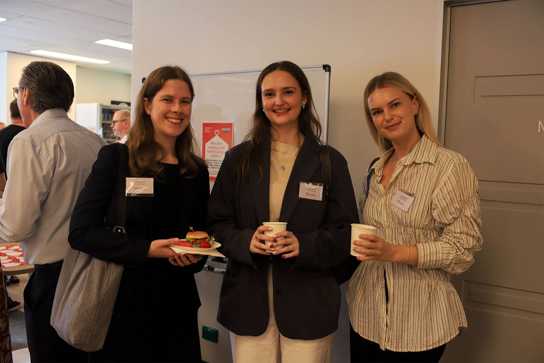 Kate Dowse from MinterEllison with Izzy Tierman and Sara de Grey from Patch Agency