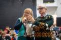 St Joseph's College teachers show off their jumpers